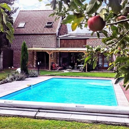 Chambres D Hotes ,Hotel ,Secret D'Une Nuit A Vicq Pres De Onnaing,Avec Piscine المظهر الخارجي الصورة